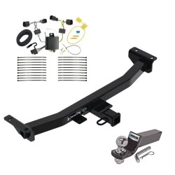 Trailer Tow Hitch For 19-23 Ford Ranger All Models Complete Package w/ Wiring and 2" Ball