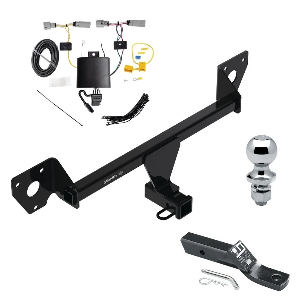 Trailer Tow Hitch For 21-27 Chevrolet Trailblazer w/o LED Taillights Class 3 2" Receiver Complete Package w/ Wiring and 1-7/8" Ball