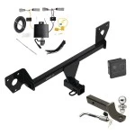 Trailer Tow Hitch For 21-27 Chevrolet Trailblazer w/o LED Taillights Deluxe Package Wiring 2" Ball Mount and Lock
