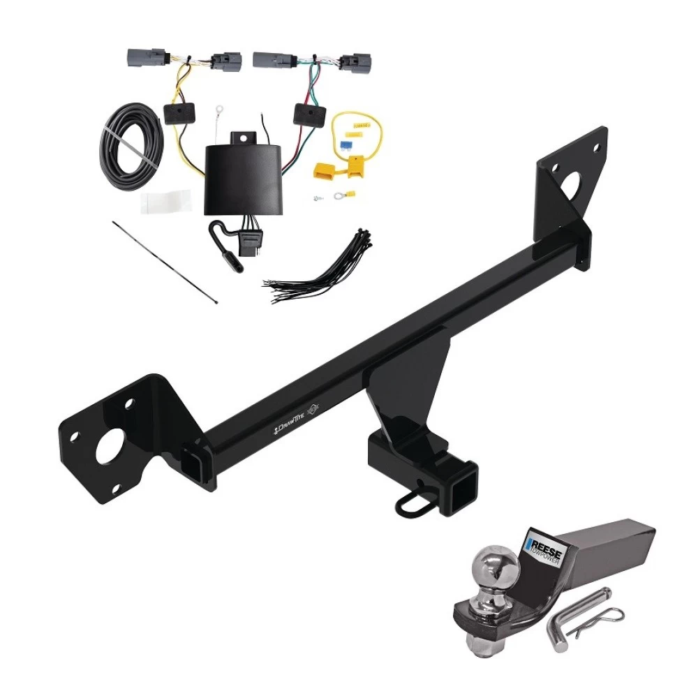 Trailer Tow Hitch For 20-27 Buick Encore GX w/o LED Taillights Complete Package w/ Wiring and 2" Ball