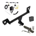Trailer Tow Hitch For 20-27 Buick Encore GX w/o LED Taillights Deluxe Package Wiring 2" Ball Mount and Lock