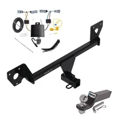 Trailer Tow Hitch For 21-27 Chevy Trailblazer 20-23 Buick Encore GX w/ LED Taillights Complete Package w/ Wiring and 2" Ball