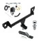 Trailer Tow Hitch For 21-27 Chevy Trailblazer 20-23 Buick Encore GX w/ LED Taillights Class 3 2" Receiver Complete Package w/ Wiring and 1-7/8" Ball