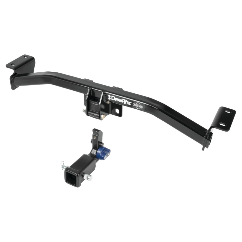 Trailer Tow Hitch For 16-22 Lexus RX350 RX450h w/o factory Tow PKG Hidden Removable 2" Receiver Complete Package w/ Wiring and 2" Ball