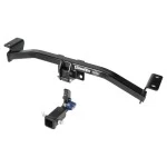 Trailer Tow Hitch For 16-22 Lexus RX350 RX450h w/o factory Tow PKG Hidden Removable 2" Receiver Complete Package w/ Wiring and 2" Ball