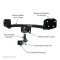 Trailer Tow Hitch For 18-27 Audi Q5 SQ5 All Models Hidden Removable 2" Receiver Complete Package w/ Wiring and 1-7/8" Ball