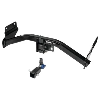 Trailer Tow Hitch For 14-21 Jeep Grand Cherokee 22-22 WK Hidden Removable 2" Receiver Complete Package w/ Wiring and 2" Ball