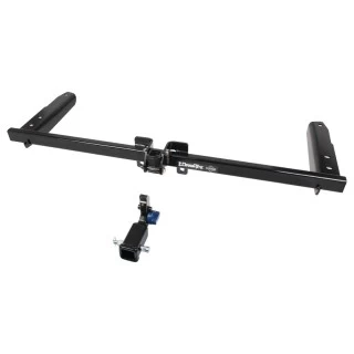 Trailer Tow Hitch For 18-24 Honda Odyssey w/o Fuse Provisions Hidden Removable 2" Receiver Complete Package w/ Wiring and 1-7/8" Ball