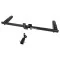 Trailer Tow Hitch For 18-24 Honda Odyssey w/o Fuse Provisions Hidden Removable 2" Receiver Complete Package w/ Wiring and 1-7/8" Ball