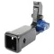 Trailer Tow Hitch For 18-24 Honda Odyssey w/o Fuse Provisions Hidden Removable 2" Receiver Complete Package w/ Wiring and 1-7/8" Ball