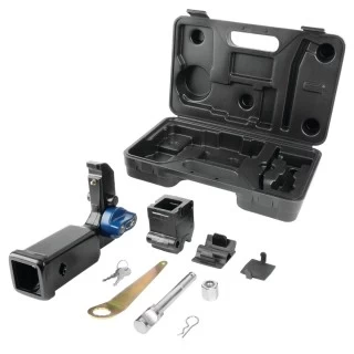 Trailer Tow Hitch For 18-24 Honda Odyssey w/o Fuse Provisions Hidden Removable 2" Receiver Complete Package w/ Wiring and 1-7/8" Ball