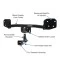 Trailer Tow Hitch For 16-24 Volvo XC90 Hidden Removable 2" Receiver w/ Plug & Play Wiring Kit Class 3 Draw-Tite