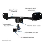 Trailer Tow Hitch For 19-25 Volvo XC40 All Models Hidden Removable 2" Receiver w/ Plug & Play Wiring Kit Class 3 Draw-Tite