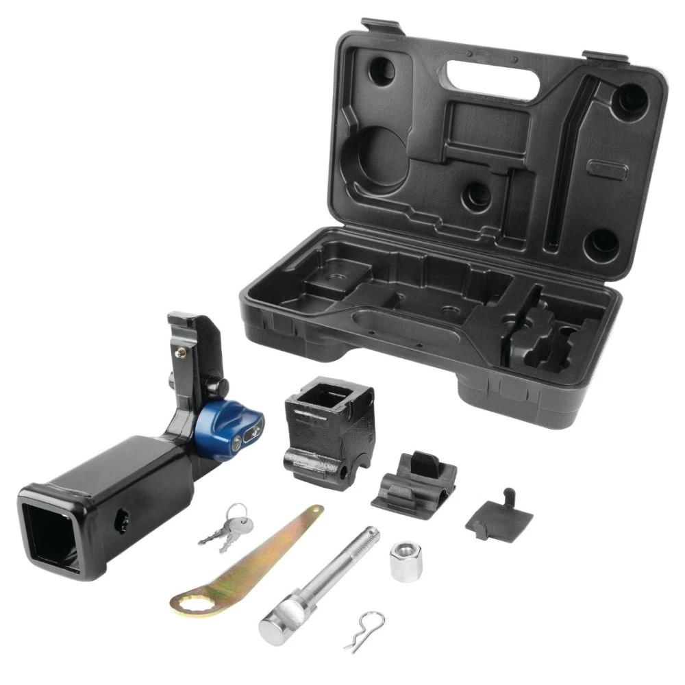 Trailer Tow Hitch For 17-26 Cadillac XT5 Hidden Removable 2" Receiver w/ Plug & Play Wiring Kit Class 3 Draw-Tite