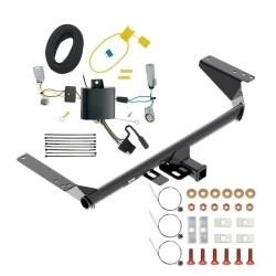 Trailer Hitch w/ Wiring For 17-20 Chrysler Pacifica (LX & Touring Exc Hybrid) 20-25 Voyager 22-23 Grand Caravan Class 3 2" Tow Receiver Tekonsha