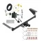 Trailer Hitch w/ Wiring For 17-20 Chrysler Pacifica LX Touring 20-22 Voyager 2022 Grand Caravan Canada Only Except Hybrid Class 3 2" Tow Receiver Tekonsha