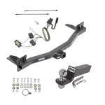 Tow Package For 18-23 Chevrolet Traverse 2024 Limited 18-24 Buick Enclave All Models Trailer Hitch w/ Wiring 2" Drop Mount 2" Ball 2" Receiver Reese