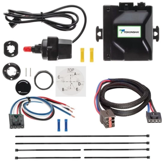 Tekonsha Prodigy iD Trailer Brake Control for 94-08 Ford F-150 2004 Heritage New Body w/ Plug Play Wiring Adapter Bluetooth Edge App Proportional Module Box Controller