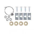 Trailer Tow Hitch Hardware Fastener Kit For 10-12 Ford Fusion Lincoln MKZ Milan 1-1/4" Receiver