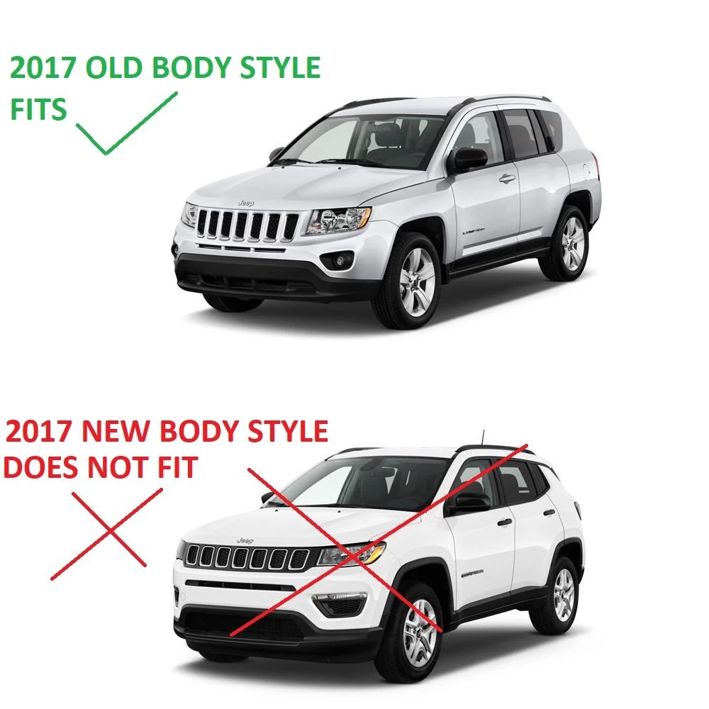 Reese Trailer Tow Hitch For 11-17 Jeep Compass Old Body Style Complete Package w/ Wiring Draw Bar and 1-7/8" Ball