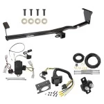 Trailer Hitch w/ 7-Way RV Wiring For 10-12 Hyundai Santa Fe w/o Factory Tow PKG Class 3 2" Receiver