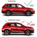 Trailer Tow Hitch For 14-21 Mitsubishi Outlander Except Sport or PHEV Receiver w/ 1-7/8" and 2" Ball