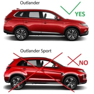 Trailer Tow Hitch For 14-20 Mitsubishi Outlander Excluding PHEV w/ Wiring Harness Kit