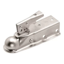 Fulton Fas-Lok Trailer Coupler 2" Channel Tongue 1-7/8" Ball 2,000 lbs. Trigger Latch Zinc