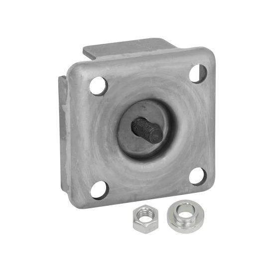 P9012-00 BULLDOG Trailer Jack Accessory Mounting Bracket-1/2" Pin w/Lip Weld-On Mounting Bracket Kit for XP Series Trailer Jack