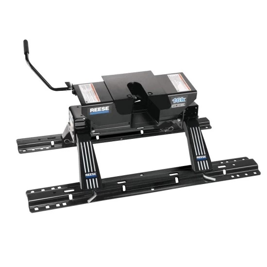 Reese Dual Jaw 16K Fifth Wheel Trailer Hitch W/ Rails For 1994-2004 Dodge Dakota Base Rail Kit 5th Wheel Brackets Hardware