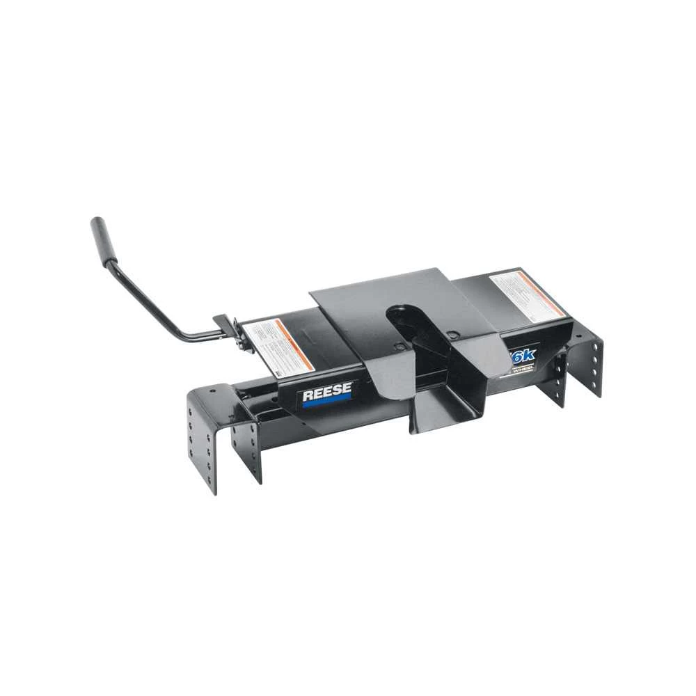 Reese Dual Jaw 16K Fifth Wheel Trailer Hitch w/ Kwik Slide Slider and Rails For 2002-2008 Dodge Ram 1500 2003-2012 Ram 2500 3500 Truck Base Rail Kit 5th Wheel Brackets Hardware