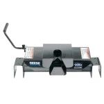 Reese Dual Jaw 16K Fifth Wheel Trailer Hitch w/ Round Tube Slider 5th Wheel Trailer Hitch Fits Industry Standard Above Bed Rail Kit by Reese Pro Series Husky Curt Valley