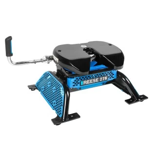 Reese M5 27K Talon Jaw Fifth Wheel Trailer Hitch W/ Rails For 03-12 Dodge Ram 2500 3500 10-13 RAM 2500 3500 Base Rail Kit 5th Wheel Brackets Hardware