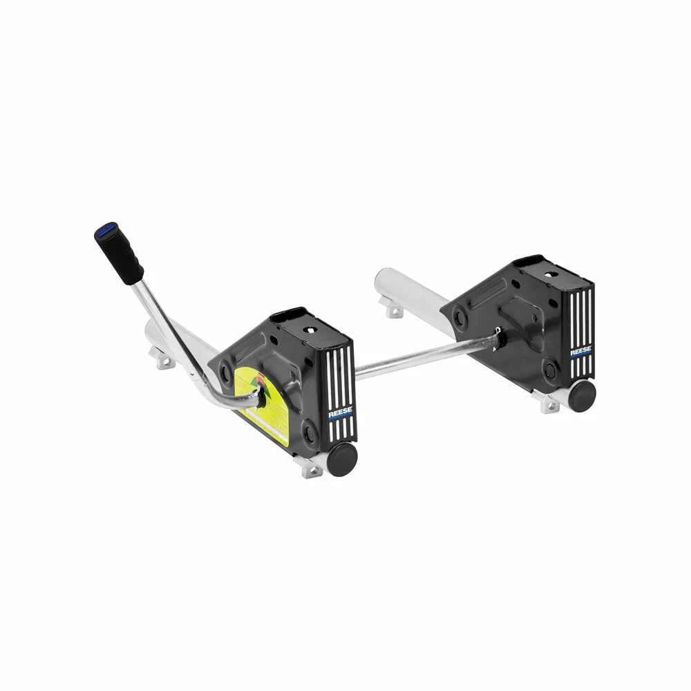 Reese Dual Jaw 16K Fifth Wheel Trailer Hitch w/ Round Tube Slider 5th Wheel Trailer Hitch Fits Industry Standard Above Bed Rail Kit by Reese Pro Series Husky Curt Valley