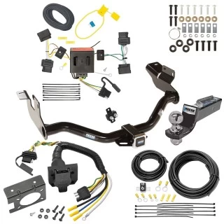 Trailer Hitch w/ Wiring For 05-11 Mercury Mariner 08-11 Mazda Tribute 08-12 Ford Escape Class 3 2" Tow Receiver Reese Tekonsha