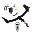 Reese Trailer Tow Hitch For 19-24 Mazda 3 Sedan Complete Package w/ Wiring Draw Bar and 2" Ball