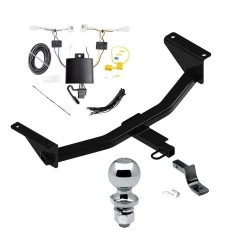 Reese Trailer Tow Hitch For 19-26 Mazda 3 Sedan Complete Package w/ Wiring Draw Bar and 2" Ball