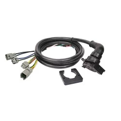 Fifth Wheel Adapter Harness, 7-Way RV Round Tow Plug Harness Flat Pin U.S. Car Connector Assembly 7 ft., Toyota