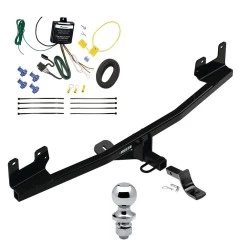 Reese Trailer Tow Hitch For 20-20 KIA Rio Hatchback Complete Package w/ Wiring Draw Bar and 1-7/8" Ball