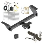 Reese Trailer Tow Hitch For 16-23 Toyota Tacoma All Models Deluxe Package Wiring 2" Ball Mount and Lock