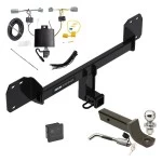Reese Trailer Tow Hitch For 19-26 Volvo XC40 19-24 XC40 Recharge 22-24 C40 Recharge 25-26 EX40 Deluxe Package Wiring 2" Ball Mount and Lock