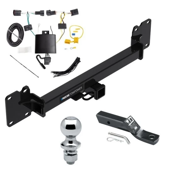 Reese Trailer Tow Hitch For 18-23 Land Rover Range Rover Velar All Models 2" Receiver Complete Package w/ Wiring and 1-7/8" Ball