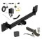 Reese Trailer Tow Hitch For 18-23 Land Rover Range Rover Velar All Models Deluxe Package Wiring 2" Ball Mount and Lock