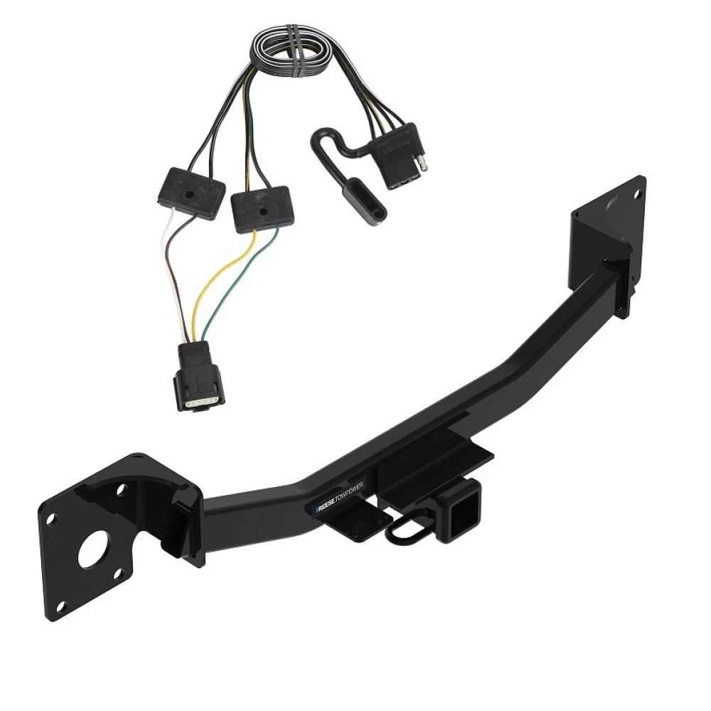 Trailer Hitch w/ Wiring For 19-26 Cadillac XT4 All Models Class 3 2" Tow Receiver Reese Tekonsha