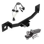 Reese Trailer Tow Hitch For 19-26 Cadillac XT4 All Models Complete Package w/ Wiring and 2" Ball