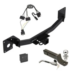 Reese Trailer Tow Hitch For 19-26 Cadillac XT4 All Models Deluxe Package Wiring 2" Ball Mount and Lock