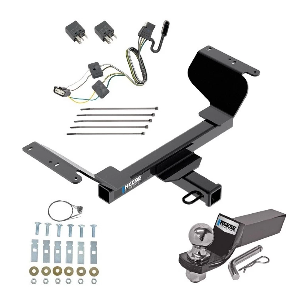 Reese Trailer Tow Hitch For 18-25 GMC Terrain 18-26 Chevy Equinox Gasoline, w/ Factory Tow PKG Complete Package w/ Wiring and 2" Ball