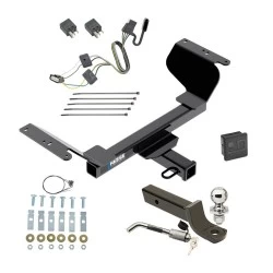 Reese Trailer Tow Hitch For 18-25 GMC Terrain 18-26 Chevy Equinox Gasoline, w/ Factory Tow PKG Deluxe Package Wiring 2" Ball Mount and Lock