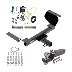 Reese Trailer Tow Hitch For 18-25 GMC Terrain incl Gasoline 18-26 Chevy Equinox Gasoline Complete Package w/ Wiring and 2" Ball