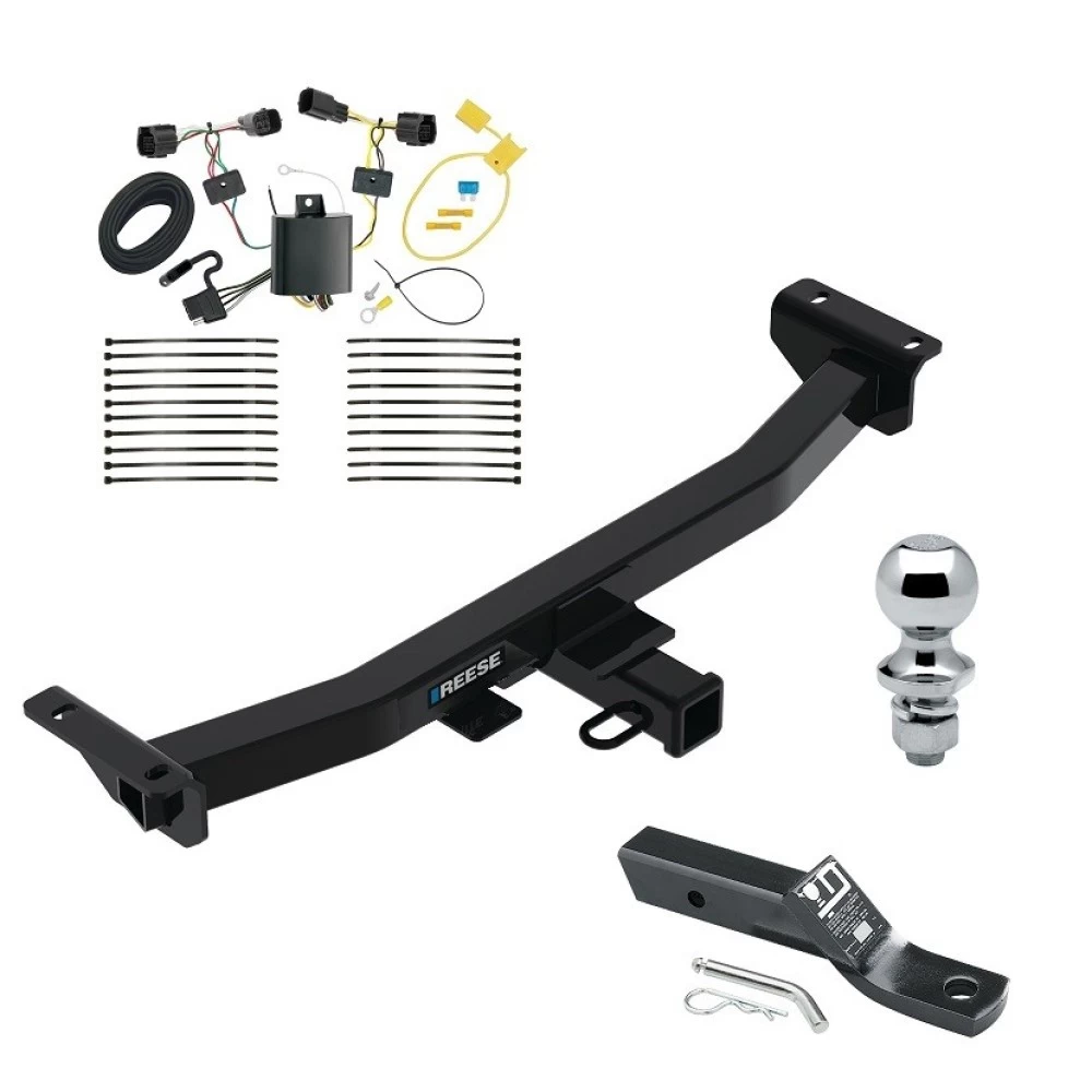 Reese Trailer Tow Hitch For 19-23 Ford Ranger Class 4 2" Receiver Complete Package w/ Wiring and 1-7/8" Ball